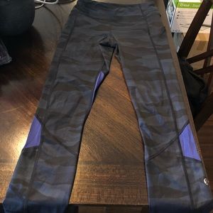 Lululemon blue camo leggings